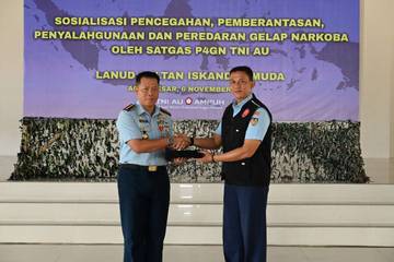 Lanud SIM Terima Tim Satgas P4GN TNI AU