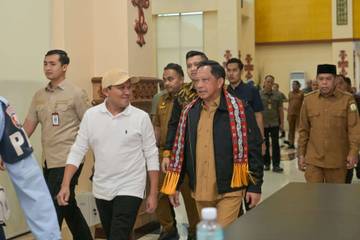 Wagub Aceh Sambut Kedatangan Mendagri Tito Karnavian 