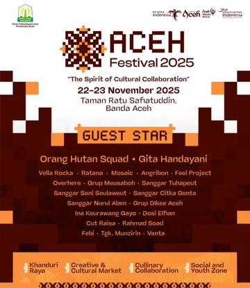 Datang, Nikmati, dan Rayakan: Aceh Festival 2025 