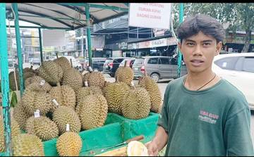 Ini Dia Lapak Durian di Banda Aceh 