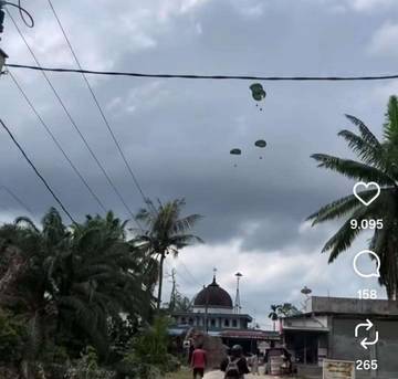 Airdrop Hercules Percepat Distribusi Bantuan Bencana