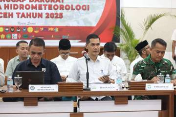 Pemerintah Mulai Bahas Rehabilitasi-Rekonstruksi Infrastruktur Korban Bencana Banjir 