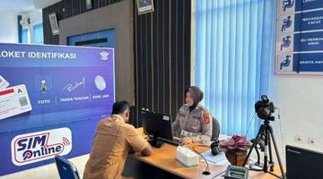 Polres Aceh Jaya Laksanakan Pelayanan Regident Kendaraan Bermotor 
