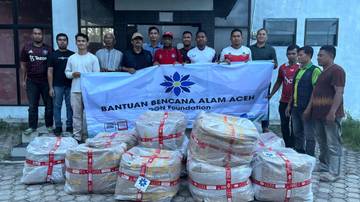 PSSI Aceh Salurkan 2.000 Paket Sembako