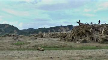 Penampakan Satu Dusun di Tamiang Hilang Disapu Bandang