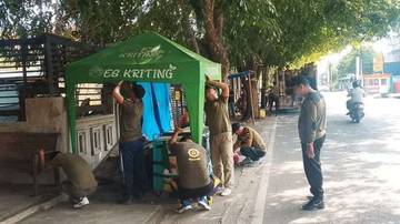 Satpol PP WH Banda Aceh Tertibkan Dagangan PKL 