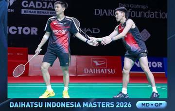 Raymond/Joaquin Melaju ke Semifinal Indonesia Masters 2026