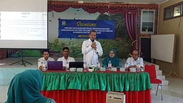 Camat Kuta Baro Sosialisasi Dana Desa  