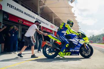 Pujian Selangit Valentino Rossi saat Jajal Sirkuit Mandalika