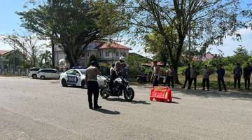 Polisi Aceh Jaya Ikut Praktik Kamseltibcarlantas 