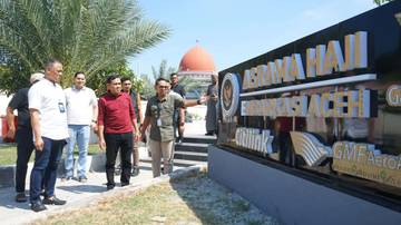  Pesawat di Asrama Haji Aceh Jadi Wahana Simulasi  