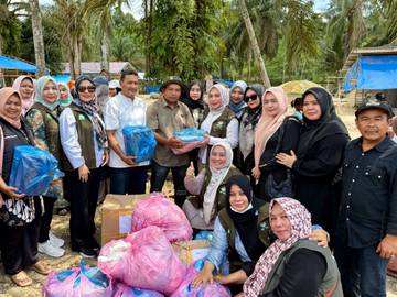 DWP Aceh Bantu Korban Bencana di Aceh Timur 