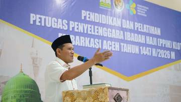 Wagub Aceh Buka Diklat PPIH Kloter Embarkasi Aceh