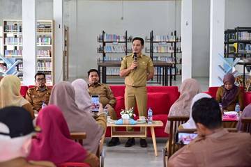 Wabup Aceh Jaya Antar Tugas Pimpinan SKPK 