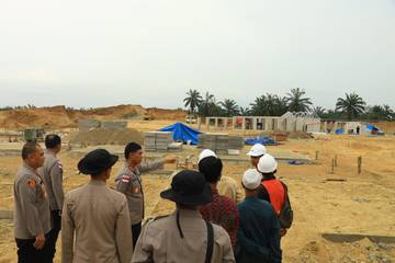 Kapolda Aceh Percepat Pembangunan Huntap Polri 