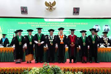 USK Kukuhkan Lima Profesor Baru