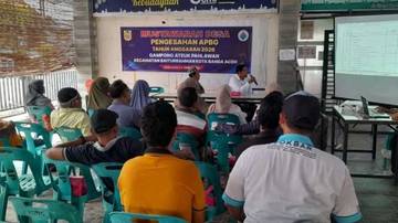 Ateuk Pahlawan Laksanakan Musyawarah Pengesahan APBG 
