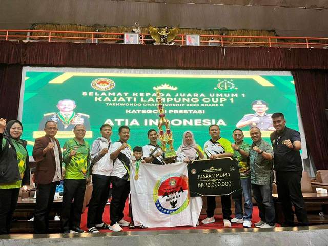 Taekwondo ATIA Indonesia Lampung Kuasai Kejati Cup 2025 - RRI.co.id