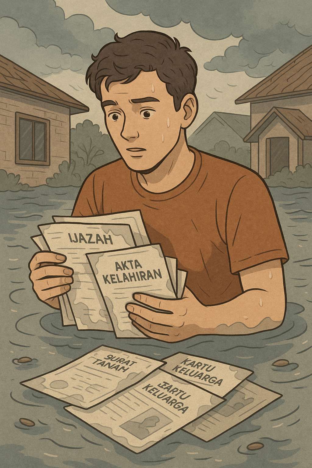 Cara Selamatkan Dokumen Penting Saat Terkena Banjir