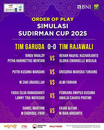 PBSI Gelar Simulasi Tim Jelang Piala Sudirman 2025