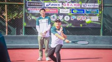 Wali Kota Metro Buka Turnamen COPA Meri Tennis Club