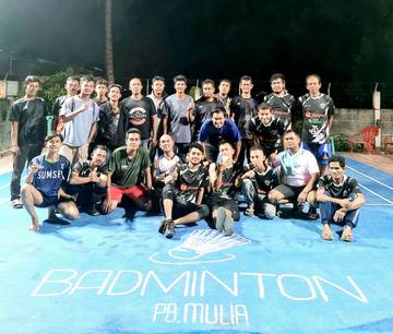 PB Mulia Club dan PB C-TWO Mabar  Badminton