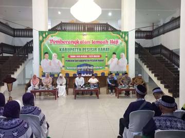 Polres Amankan Pelepasan Jamaah Haji Pesisir Barat