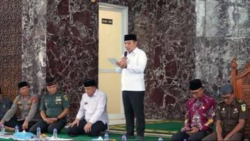Wakil Bupati Sambut Kedatangan Jemaah Haji Lampung Selatan 