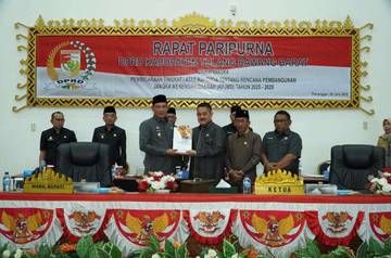 Pemkab Tubaba Serahkan Draft RPJMD 2025–2029 ke DPRD