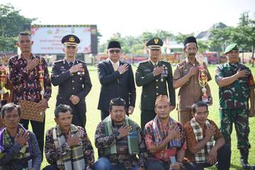 Sekda Tuba Hadiri Peringatan Hari Bhayangkara ke-79