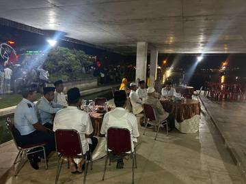 Polres Tubaba Amankan Kepulangan Jamaah Haji Kloter 48