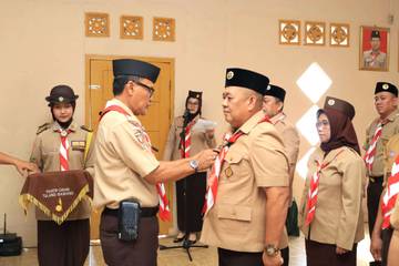 Pengurus Saka Kalpataru DLH Tulang Bawang Dilantik