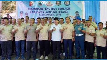 Wabup Hadiri Pelantikan Pengurus Perbakin Lampung Selatan 