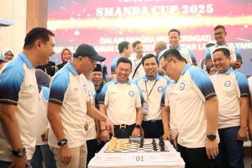 Gubernur Lampung Buka Turnamen Catur SMANDA CUP 2025