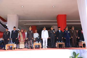 Pemkab Tulang Bawang Gelar Upacara Peringatan HUT RI
