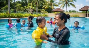 Manfaat Mengajarkan Anak Berenang Sejak Usia Dini
