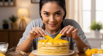 Resep Mille Crepes Rasa Mangga untuk Pemula