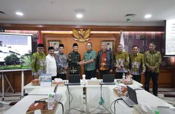 Bupati Tubaba Audiensi dengan Mensos, Bahas Sejumlah Program 