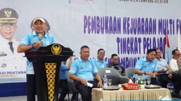 Ratusan Pelajar Lampung Selatan Ikut Kejuaraan Olahraga 2025