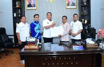 Pemkab Tubaba-BPKP Lampung Teken Rencana Aksi Pengendalian Korupsi