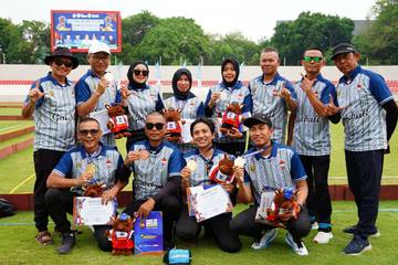 Gateball Lampung Raih Emas di PORNAS KORPRI XXVII