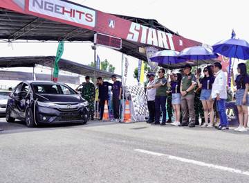 Bupati Pringsewu Buka Dragrace dan Dragbike Championship 2025 