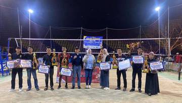 Open Turnamen Voli Piala Danbrigif 4 Marinir Ditutup 