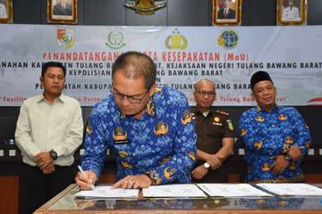 Tubaba Teken MoU Bersama Tangani Masalah Tanah Transmigrasi