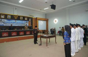 Pemkab Tubaba Lantik Pejabat Administrator, Pengawas, dan Fungsional