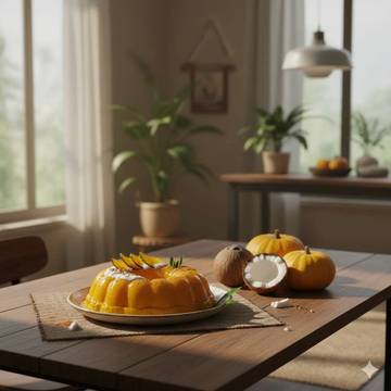 Resep Puding Labu Kuning Santan, Lembut dan Manis