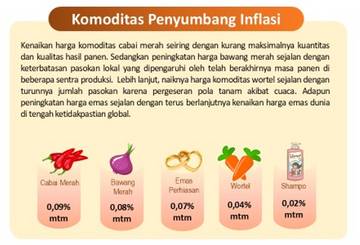 Lonjakan Harga Pangan Dominasi Inflasi Lampung November
