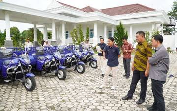 Pemkab Tubaba Terima Bantuan Bentor dari PGN