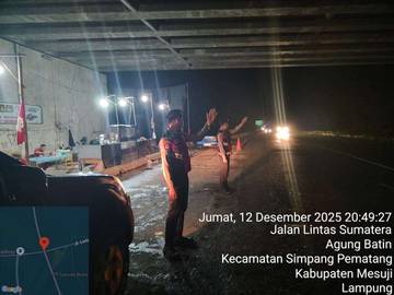 Sat Samapta Polres Mesuji Patroli Jalintim Perbatasan
