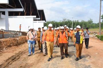 Pembangunan Gedung Kantor Bersama Tubaba Hampir Rampung